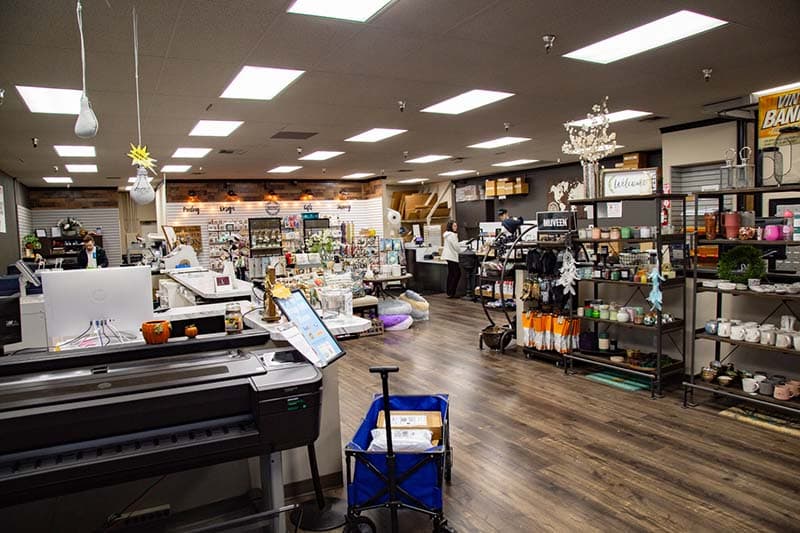 Inside the Mail Post & Copies store in Sammamish